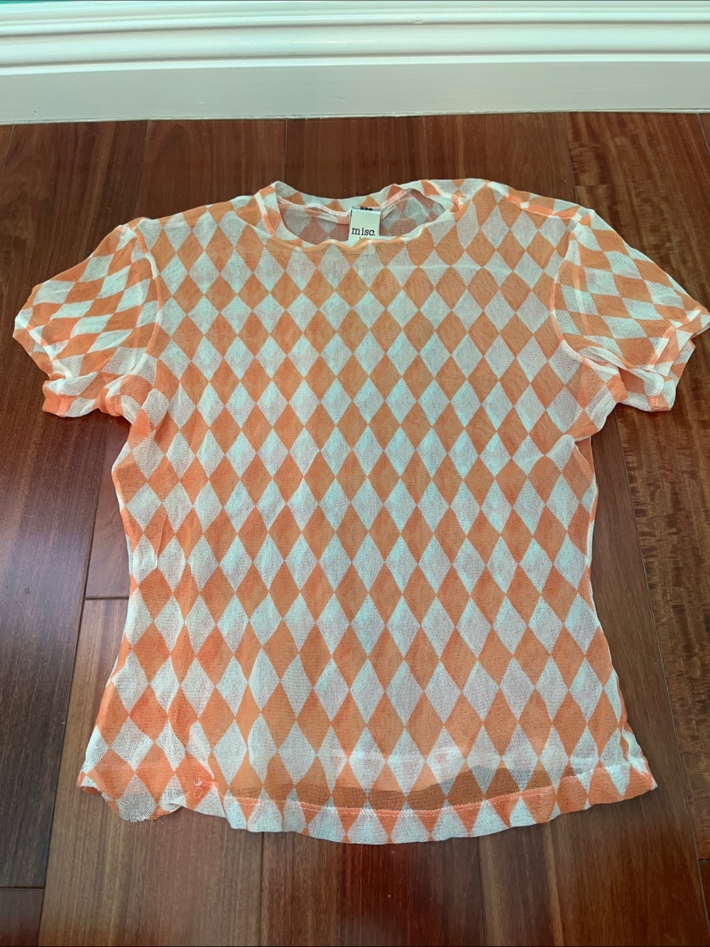 Misc. by Janet Howard Sheer Diamond Tee